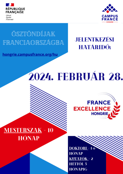 Bourses France Excellence Hongrie - 28 février 2024